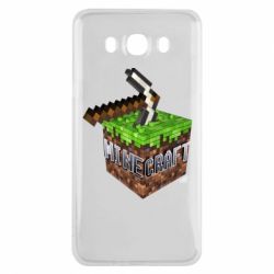 Чохол для Samsung J7 2016 Minecraft Logo Сube - PrintSalon