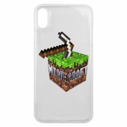 Чохол для iPhone Xs Max Minecraft Logo Сube - PrintSalon