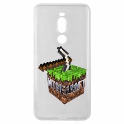 Чохол для Meizu Note 8 Minecraft Logo Сube - PrintSalon