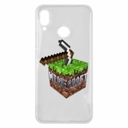 Чохол для Huawei P Smart Plus 2018 Minecraft Logo Сube - PrintSalon