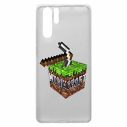 Чохол для Huawei P30 Pro Minecraft Logo Сube - PrintSalon