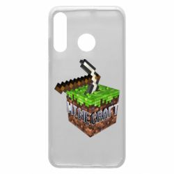 Чохол для Huawei P30 Lite Minecraft Logo Сube - PrintSalon
