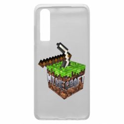 Чохол для Huawei P30 Minecraft Logo Сube - PrintSalon