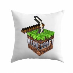 Подушка Minecraft Logo Сube - PrintSalon