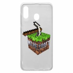 Чохол для Samsung A30 Minecraft Logo Сube - PrintSalon