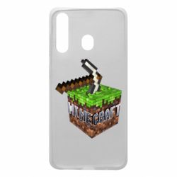 Чохол для Samsung A60 Minecraft Logo Сube - PrintSalon