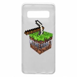 Чохол для Samsung S10 Minecraft Logo Сube - PrintSalon