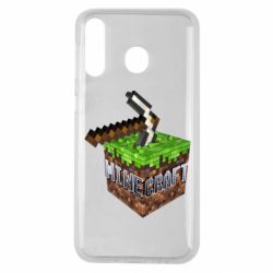 Чохол для Samsung M30 Minecraft Logo Сube - PrintSalon