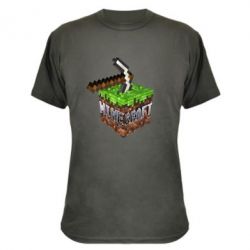 Камуфляжна футболка Minecraft Logo Сube - PrintSalon