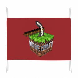 Прапор Minecraft Logo Сube - PrintSalon