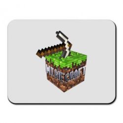 Килимок для миші Minecraft Logo Сube - PrintSalon