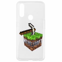 Чохол для Oppo A31 Minecraft Logo Сube - PrintSalon