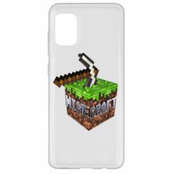 Чохол для Samsung A31 Minecraft Logo Сube - PrintSalon