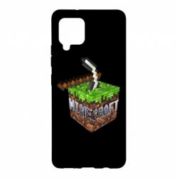 Чохол для Samsung A42 5G Minecraft Logo Сube - PrintSalon