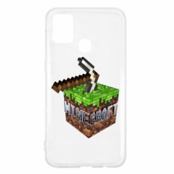 Чохол для Samsung M31 Minecraft Logo Сube - PrintSalon