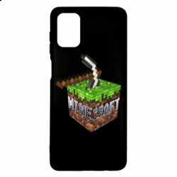 Чохол для Samsung M51 Minecraft Logo Сube - PrintSalon