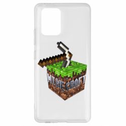 Чохол для Samsung S10 Lite Minecraft Logo Сube - PrintSalon