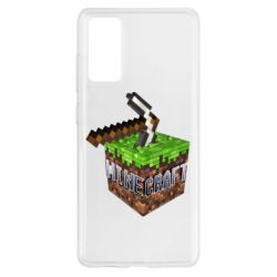 Чохол для Samsung S20 FE Minecraft Logo Сube - PrintSalon