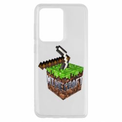 Чохол для Samsung S20 Ultra Minecraft Logo Сube - PrintSalon