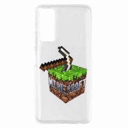 Чохол для Huawei P Smart 2021 Minecraft Logo Сube - PrintSalon