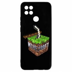 Чохол для Oppo A15s / A15 Minecraft Logo Сube - PrintSalon