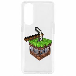 Чохол для Oppo Reno 4 Pro Minecraft Logo Сube - PrintSalon