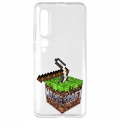 Чохол для Xiaomi Mi10 / 10 Pro Minecraft Logo Сube - PrintSalon