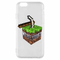 Чохол для iPhone 6/6S Minecraft Logo Сube - PrintSalon