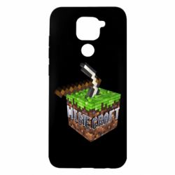Чохол для Xiaomi Redmi Note 9 / Redmi 10X Minecraft Logo Сube - PrintSalon