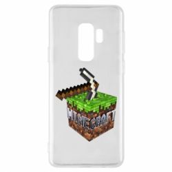 Чохол для Samsung S9+ Minecraft Logo Сube - PrintSalon