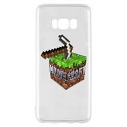 Чохол для Samsung S8 Minecraft Logo Сube - PrintSalon