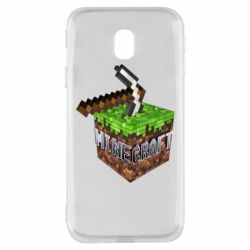 Чохол для Samsung J3 2017 Minecraft Logo Сube - PrintSalon