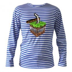 Тельняшка с длинным рукавом Minecraft Logo Сube