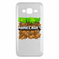Чохол для Samsung J3 2016 Minecraft Main Logo - PrintSalon