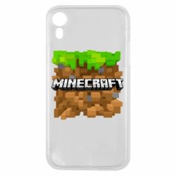 Чохол для iPhone XR Minecraft Main Logo - PrintSalon