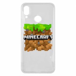 Чохол для Huawei P Smart Plus 2018 Minecraft Main Logo - PrintSalon