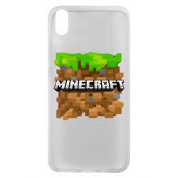 Чохол для Xiaomi Redmi 7A Minecraft Main Logo - PrintSalon