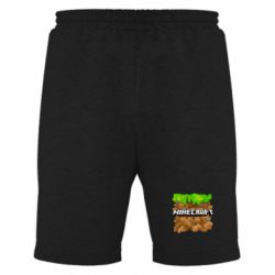 Чоловічі шорти Minecraft Main Logo - PrintSalon