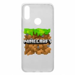 Чохол для Xiaomi Redmi 7 Minecraft Main Logo - PrintSalon