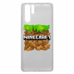 Чохол для Huawei P30 Pro Minecraft Main Logo - PrintSalon