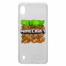 Чохол для Samsung A10 Minecraft Main Logo - PrintSalon
