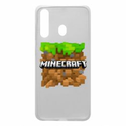 Чохол для Samsung A60 Minecraft Main Logo - PrintSalon