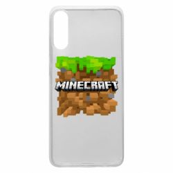 Чохол для Samsung A70 Minecraft Main Logo - PrintSalon