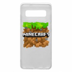 Чохол для Samsung S10 Minecraft Main Logo - PrintSalon