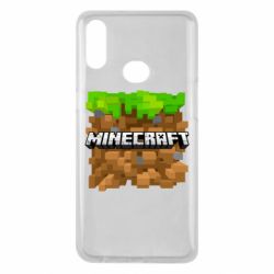 Чохол для Samsung A10s Minecraft Main Logo - PrintSalon