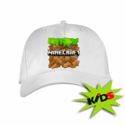 Дитяча кепка Minecraft Main Logo - PrintSalon