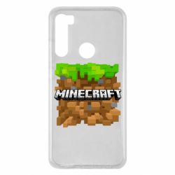 Чохол для Xiaomi Redmi Note 8 Minecraft Main Logo - PrintSalon