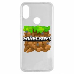 Чохол для Xiaomi Redmi Note 7 Minecraft Main Logo - PrintSalon