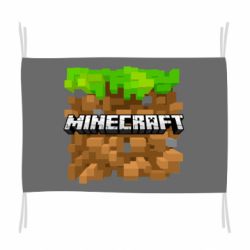 Прапор Minecraft Main Logo - PrintSalon