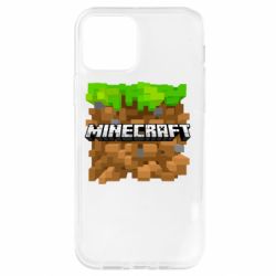 Чохол для iPhone 12 Minecraft Main Logo - PrintSalon